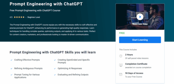 Top Free Prompt Engineering Course with Certificate (2025)